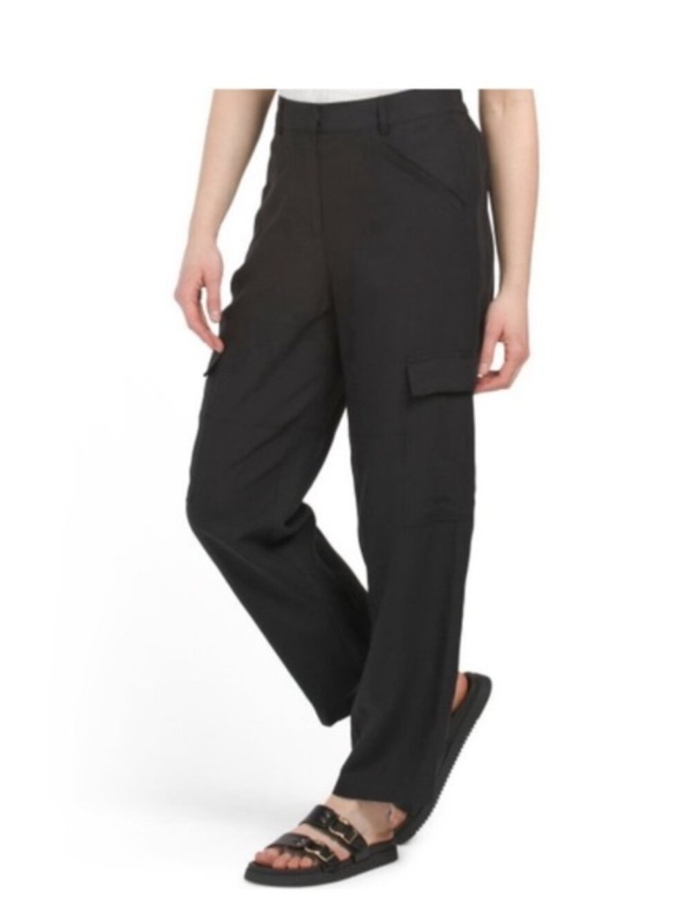 Kobi Halperin Linen/Tencel Blend Denny Pant Black